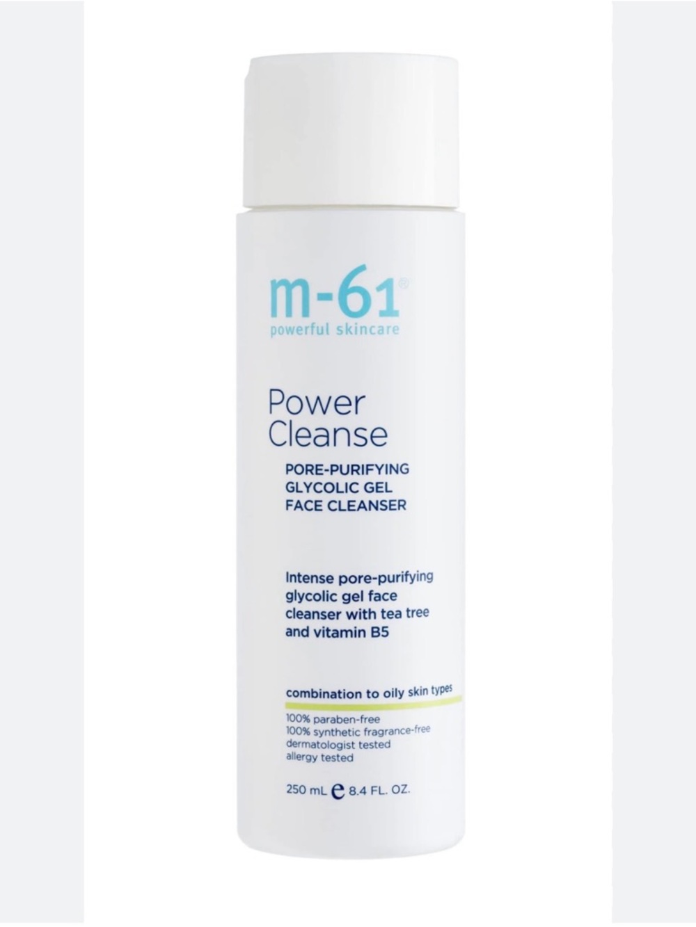 M-61 Power Cleanse Pore-Purifying Glycolic Face Cleanser - comb to oily skin